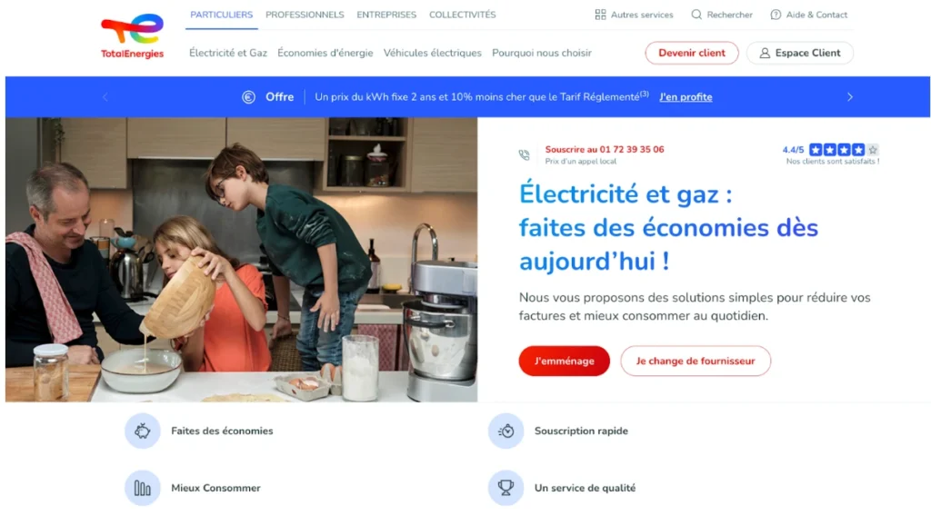 image pas accueil total avec avis note