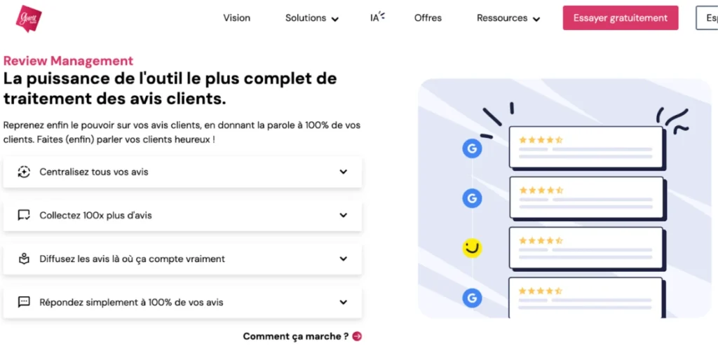 Guest suite homepage site